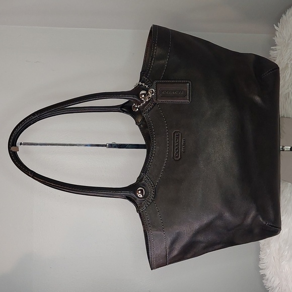 Coach Vintage Bleeker Large Leather Tote Bag - Picture 1 of 8
